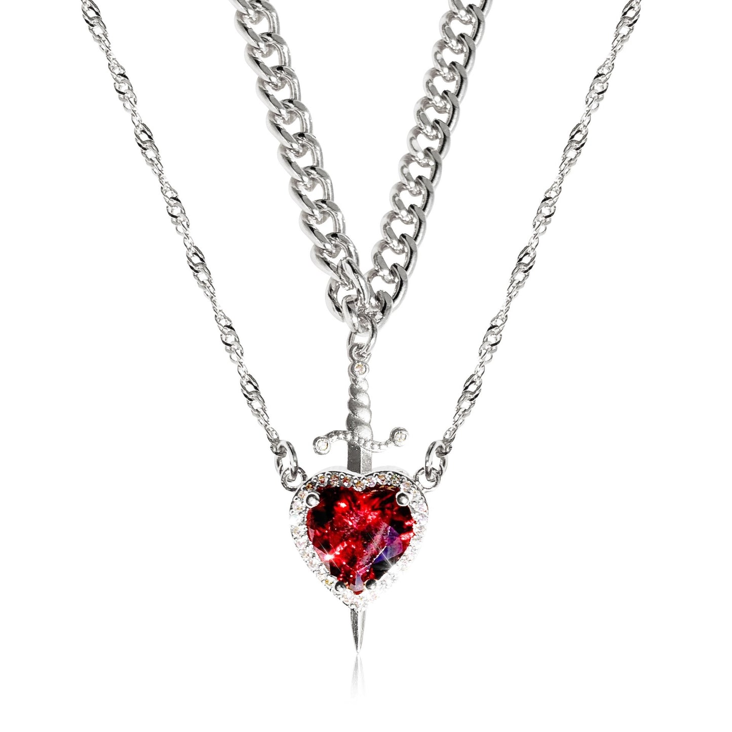 Heart and Sword Necklace™